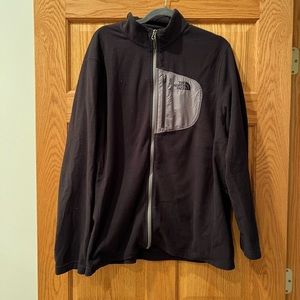 North face zip up sweatshirt